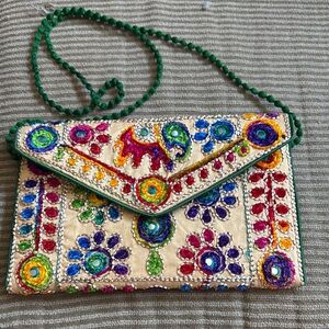 Colorful Embroidered Women's Bag